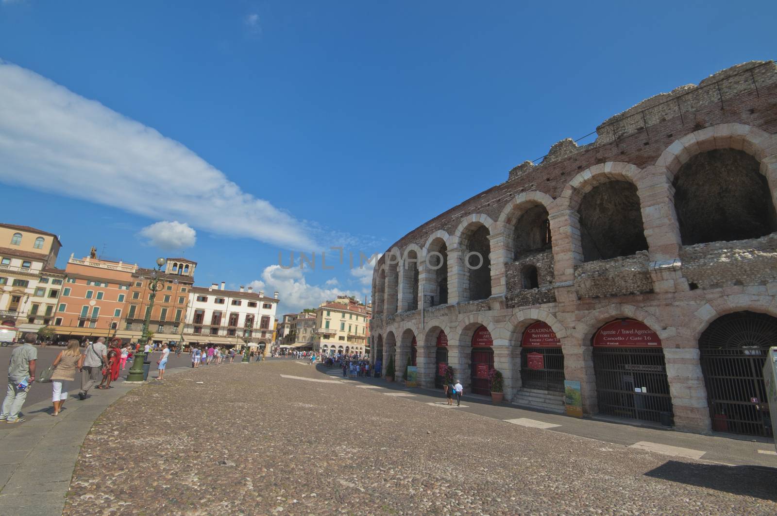 Arena di Verona on a sunny day. Italy