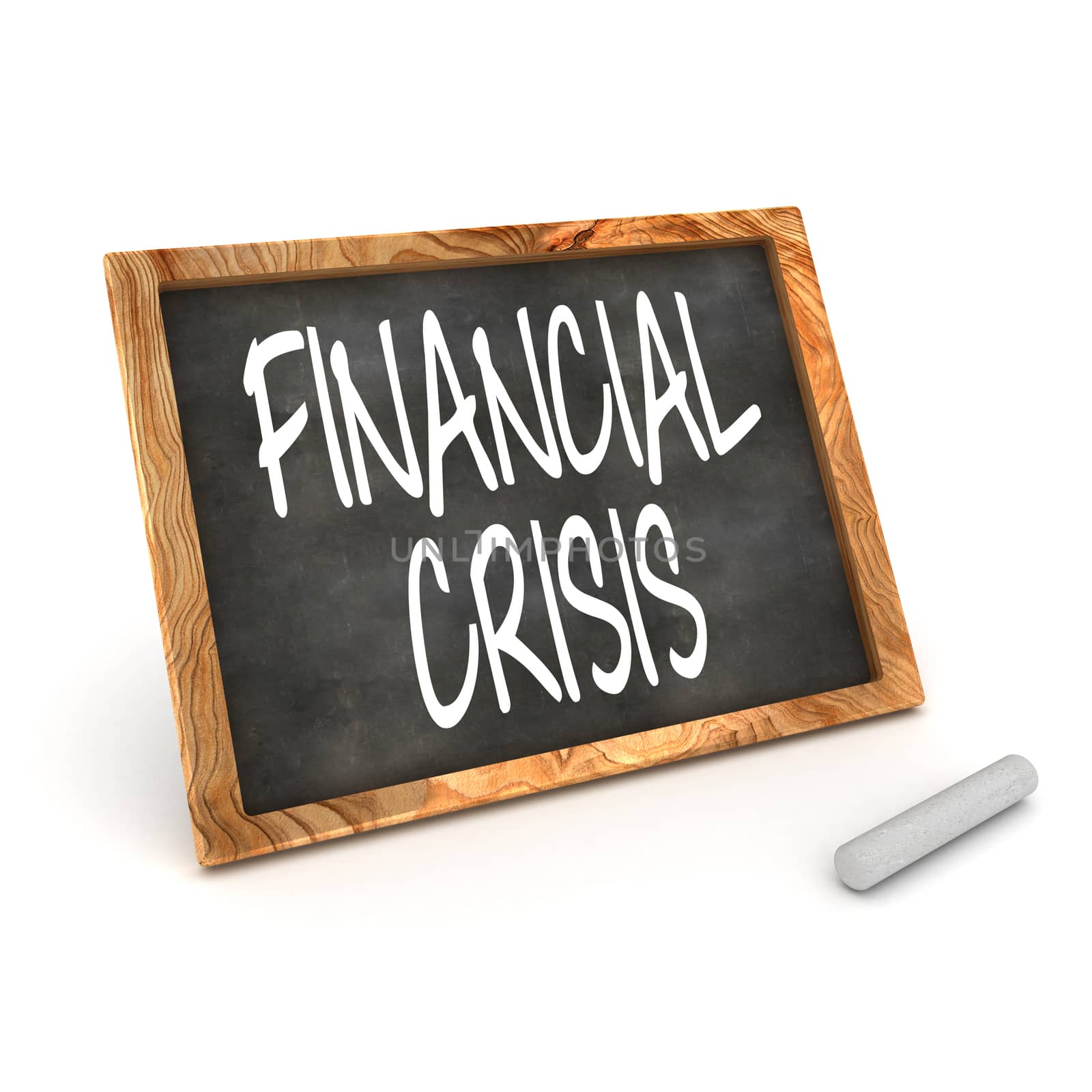 Blackboard Financial Crisis by head-off