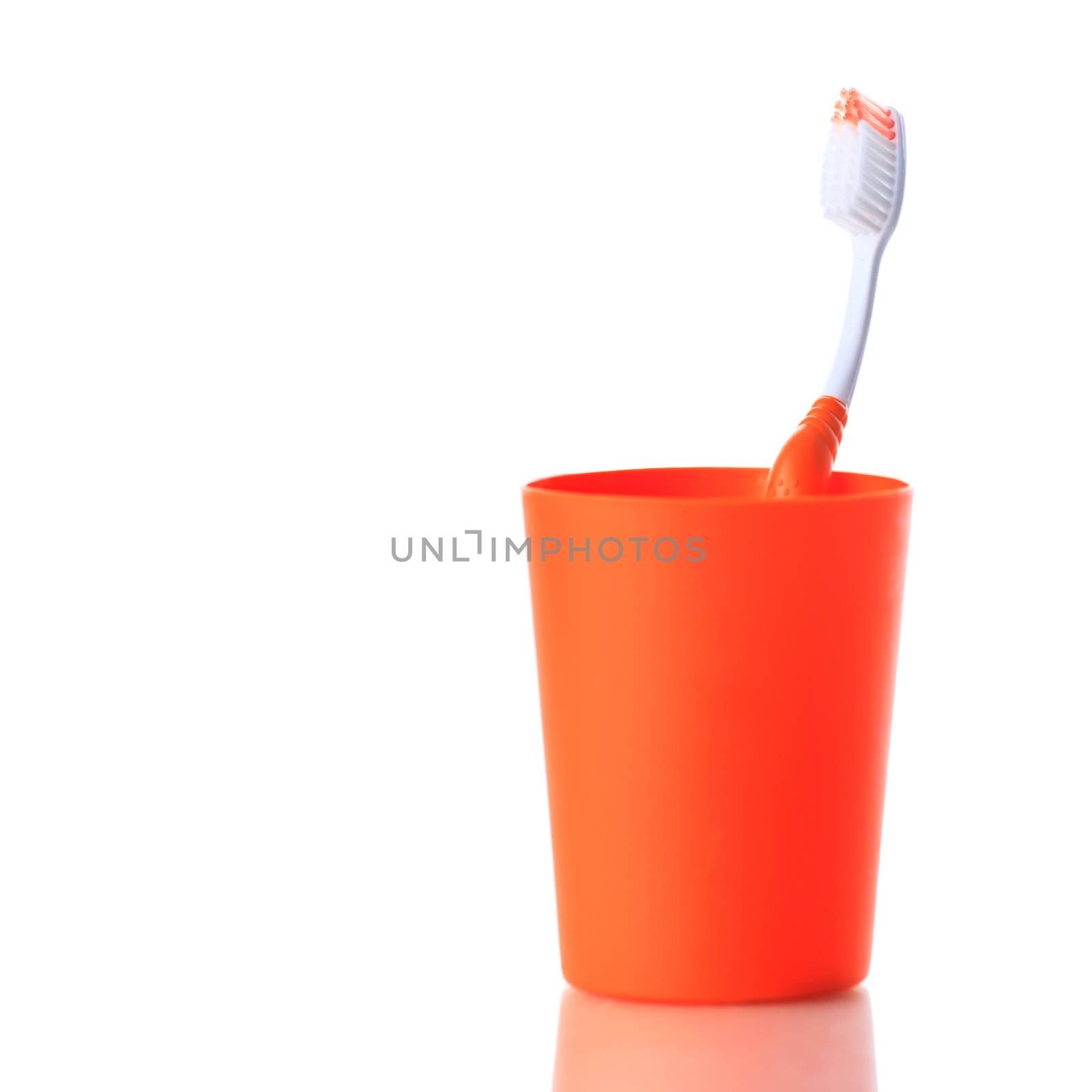 Toothbrush in holder 