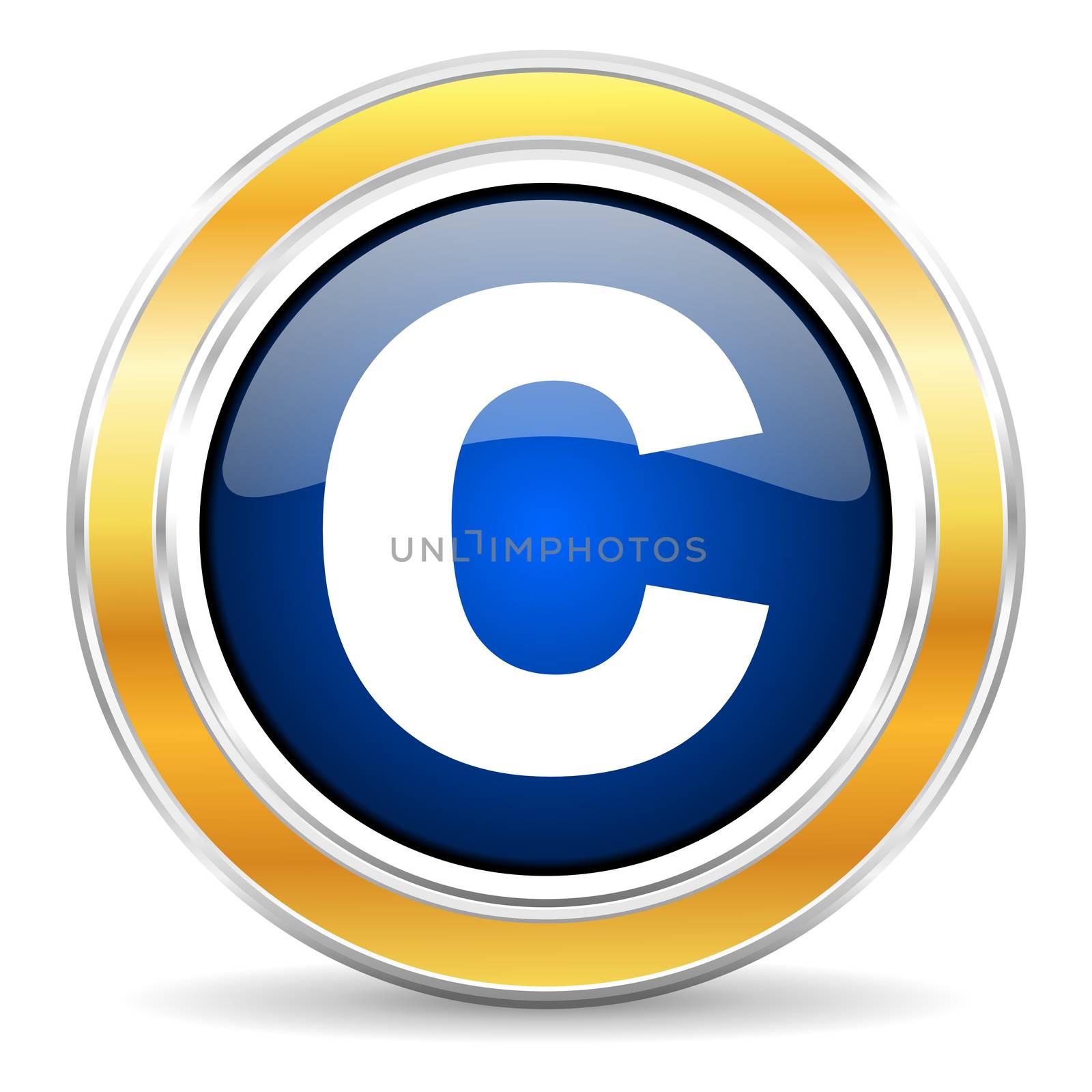 blue circle buttons