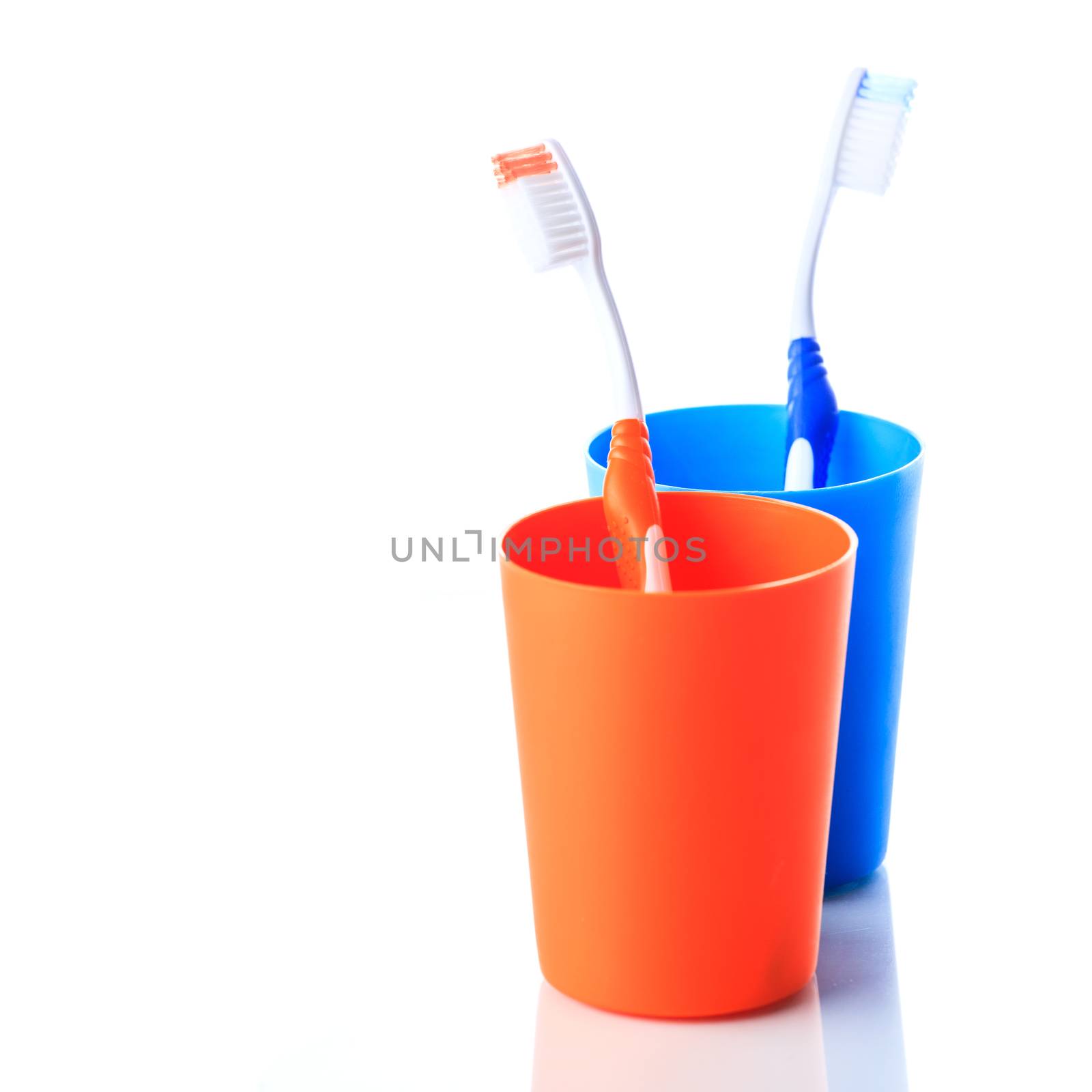 Toothbrush in holder 