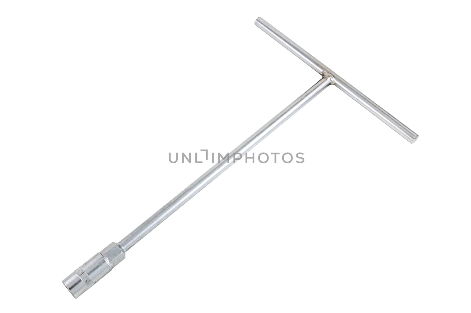 T wrench isolated on white background with clipping path