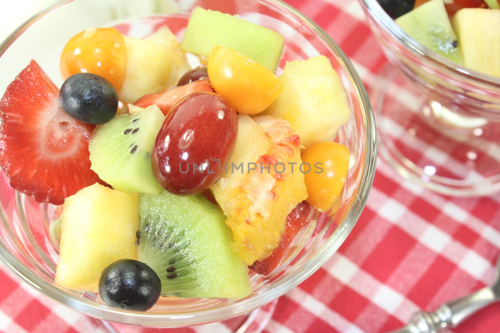 Fruit salad in a bowl by discovery