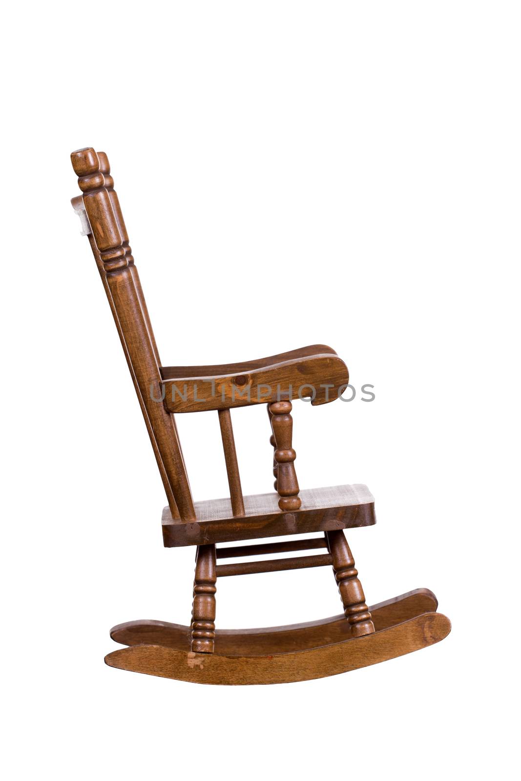 old wooden rocking chair