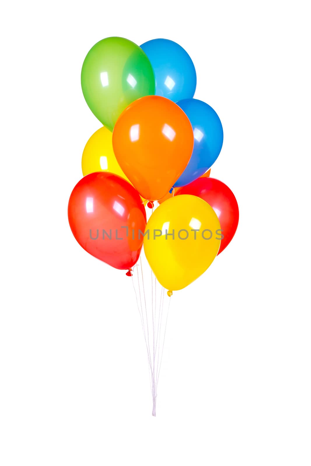 lot of colorful balloons