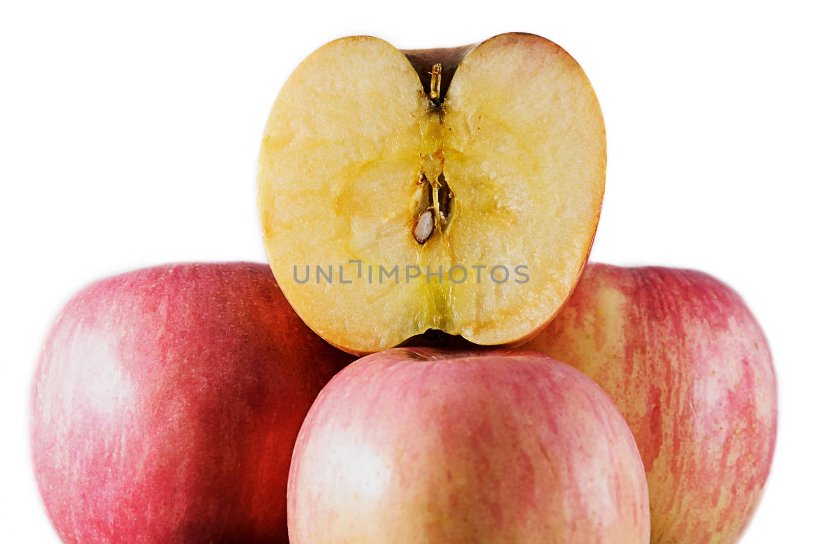 Apple isolated  by NuwatPhoto