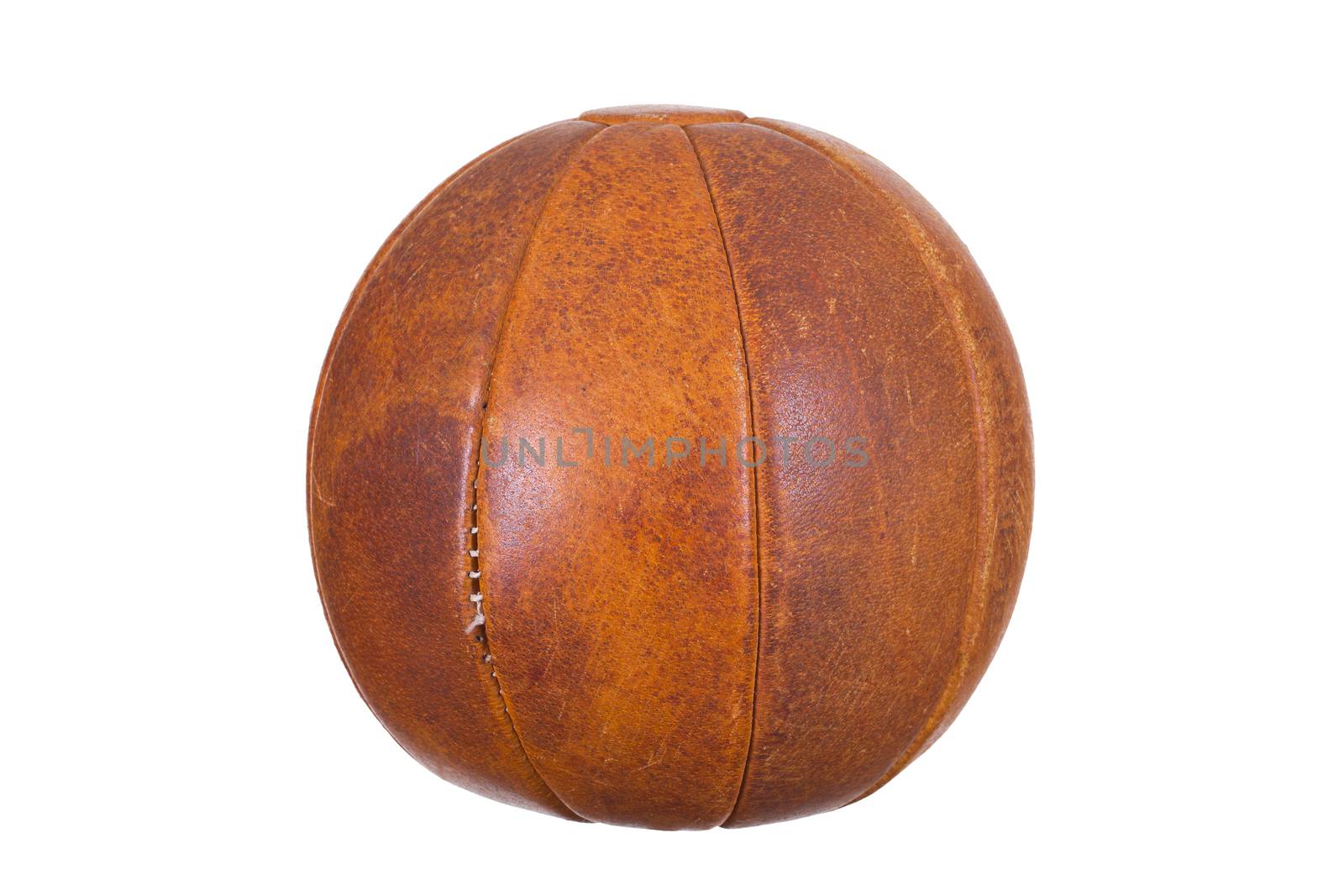 very old medicine ball by pterwort