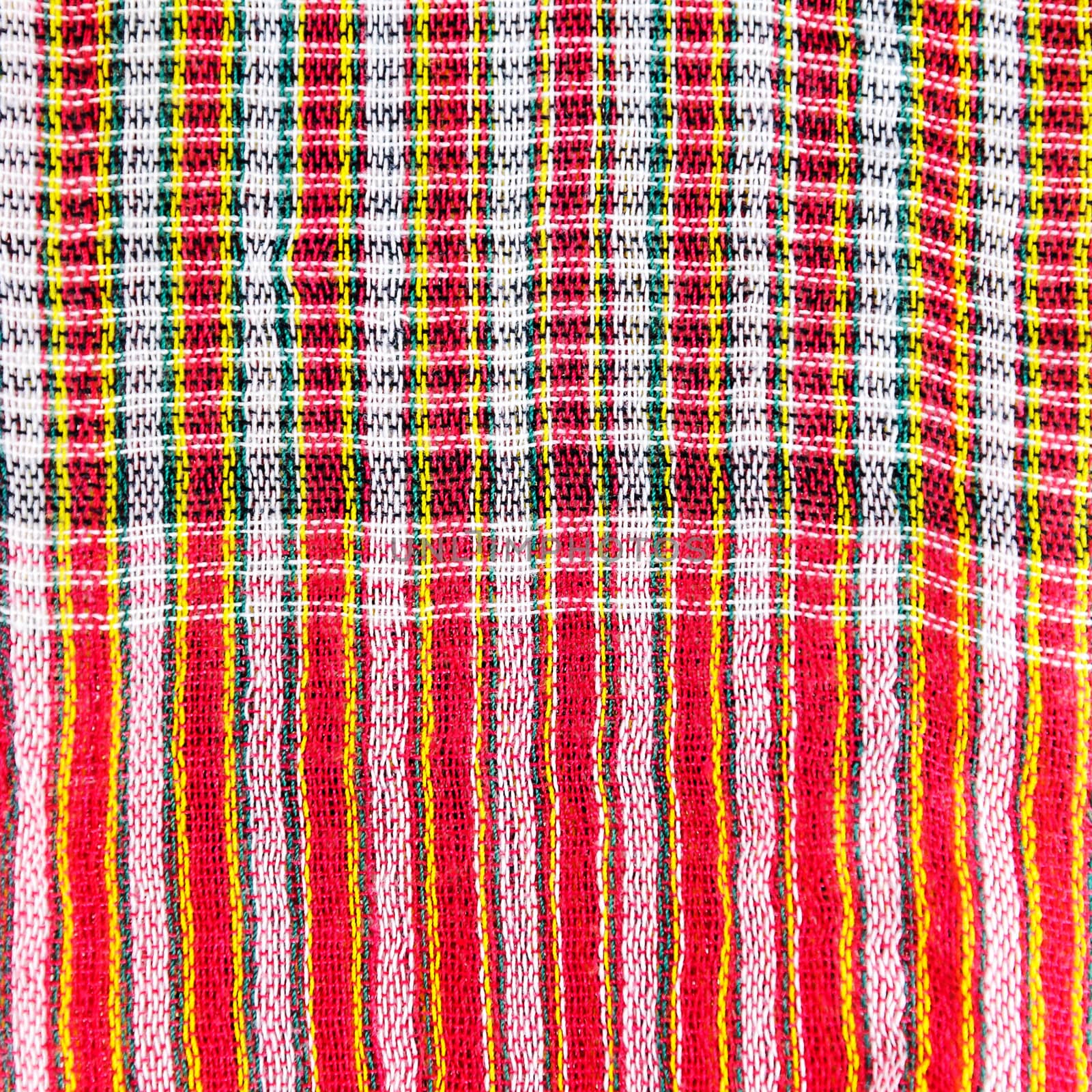Hand woven fabric by NuwatPhoto