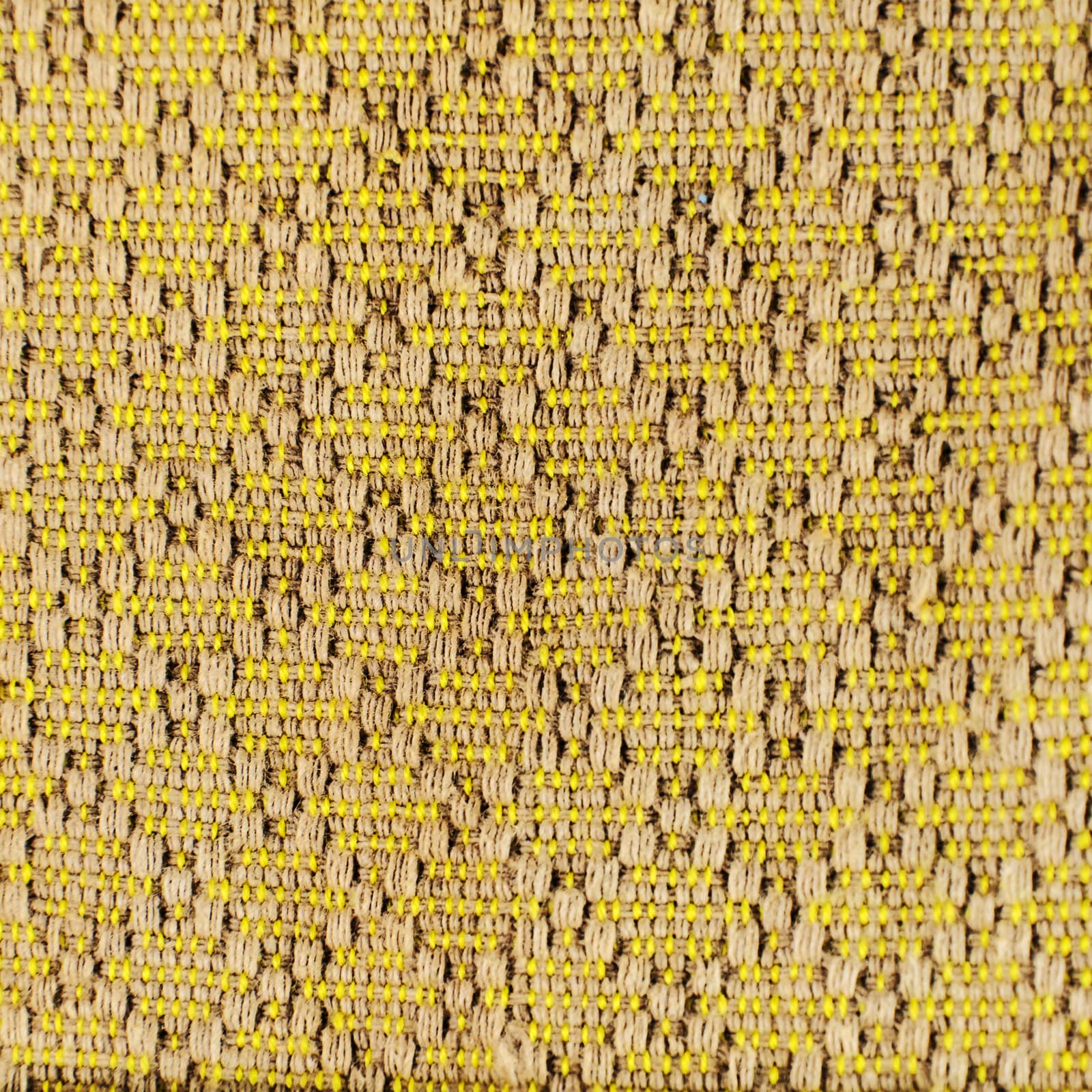 Detail of hand woven cotton fabric