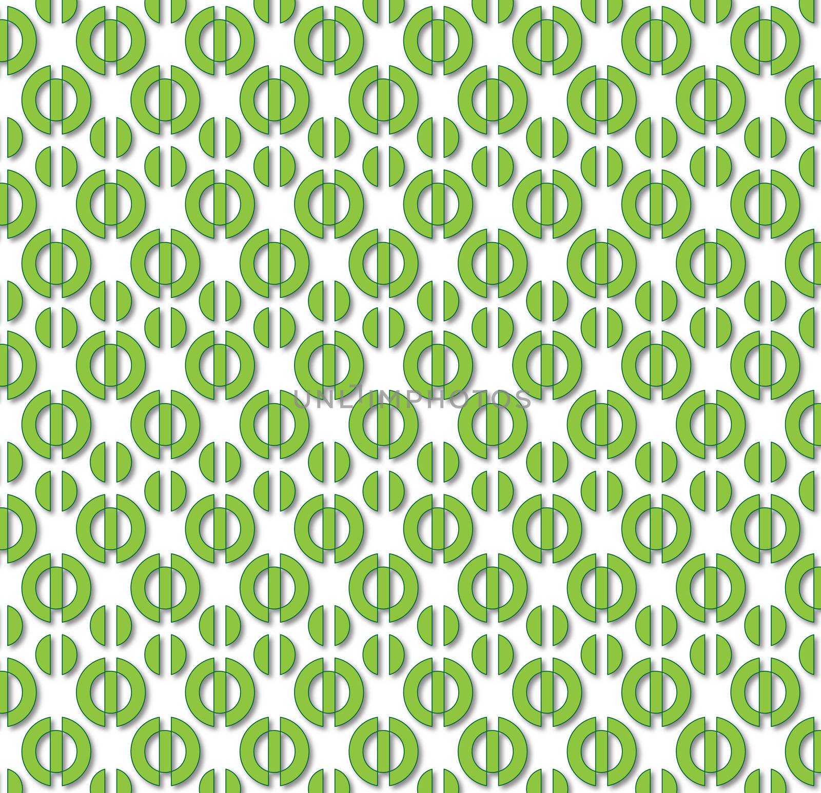 Retro pattern green by Ahojdoma