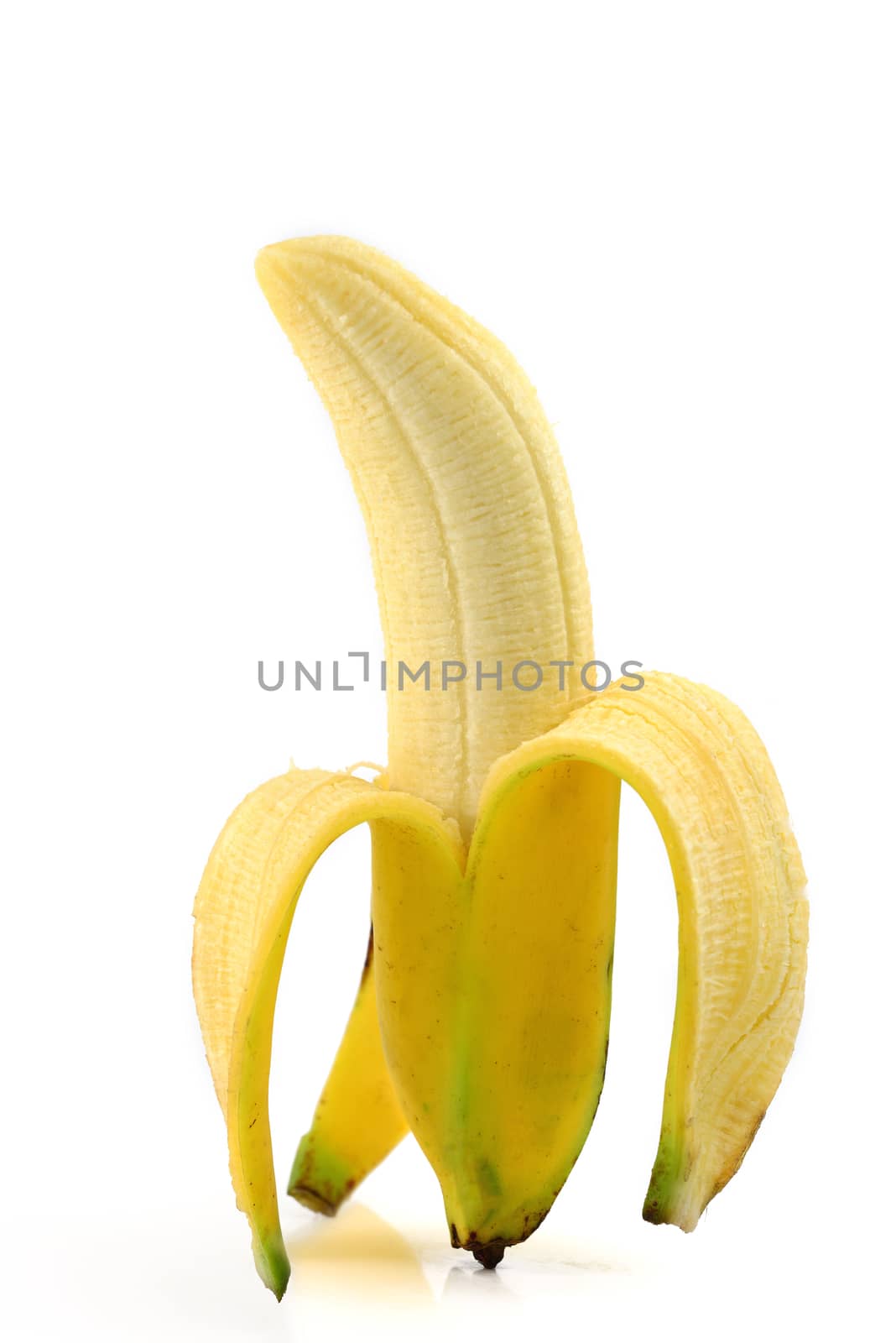 yellow banana isolated