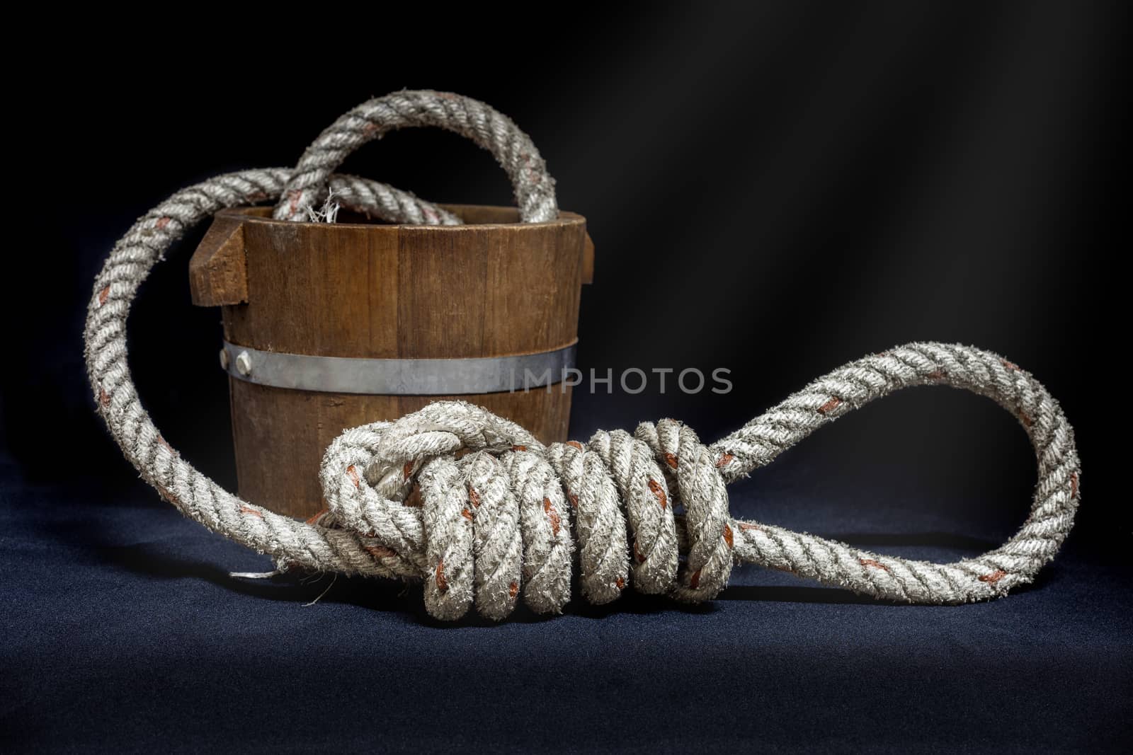 Rope And Knot On Isolate