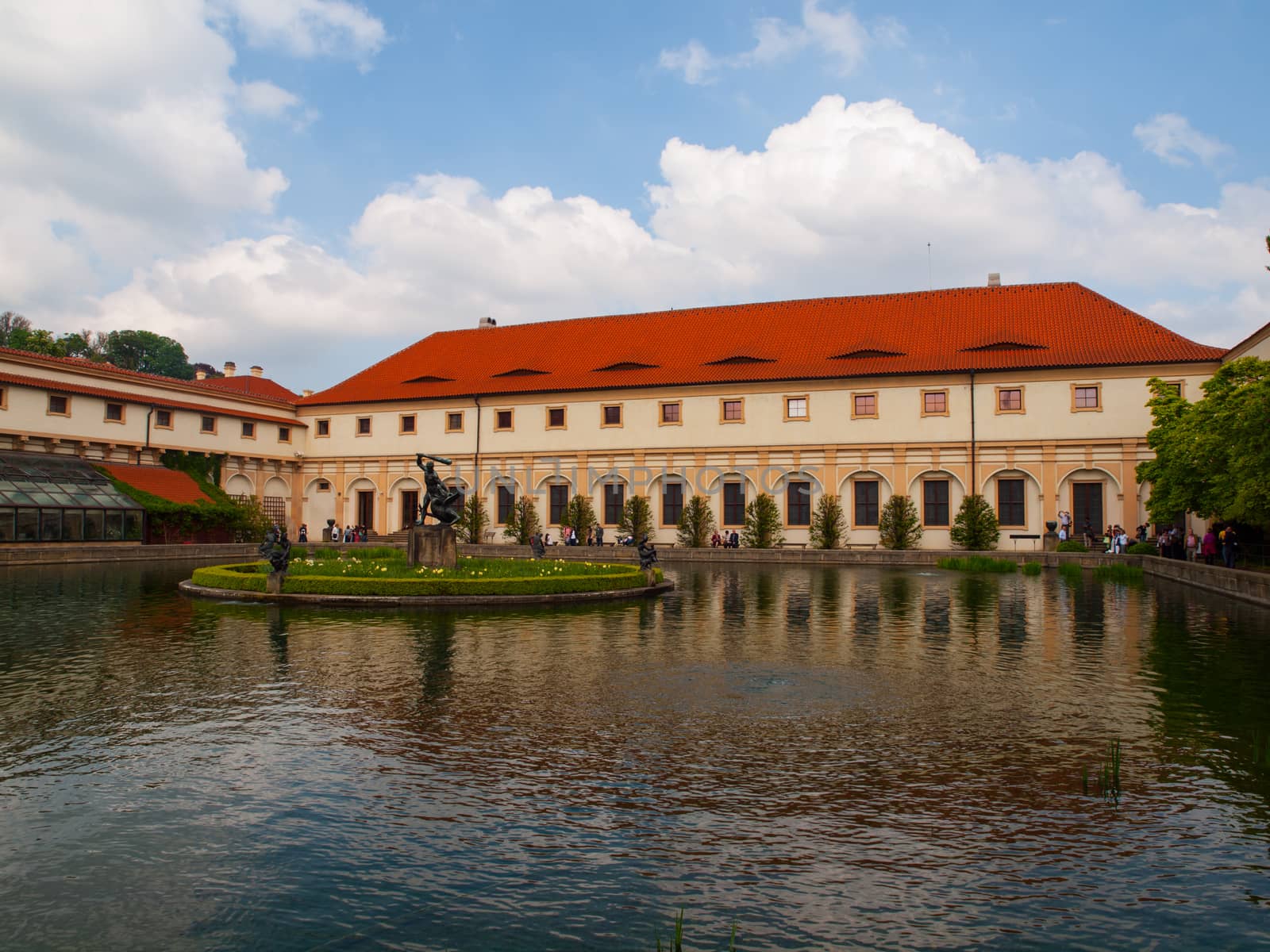 Wallenstein riding hall in Lesser Town of Prague