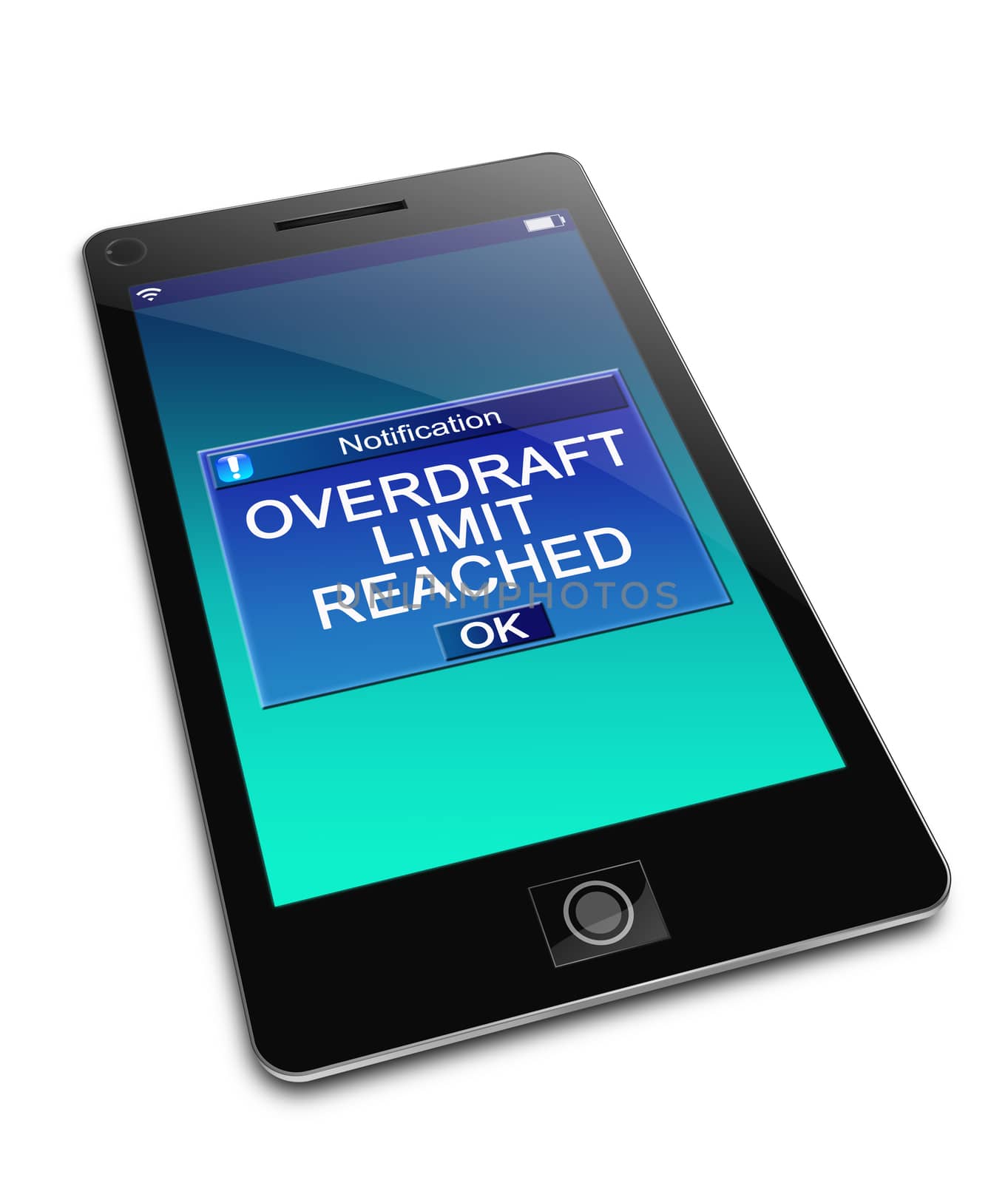 Overdraft concept. by 72soul