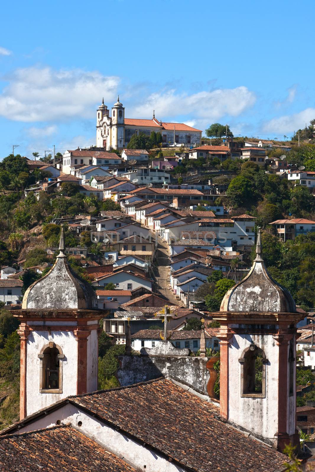 Ouro Preto cityscape by PIXSTILL