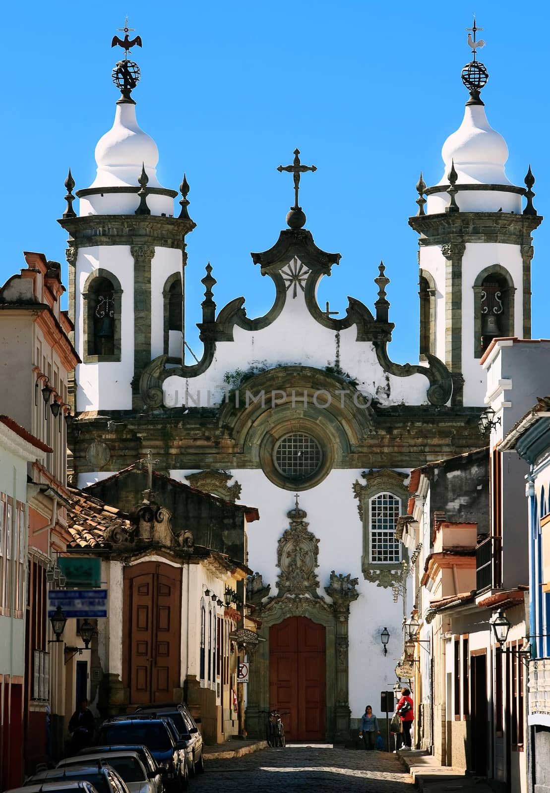 Sao Joao del Rei church Minas Gerais Brazil by PIXSTILL