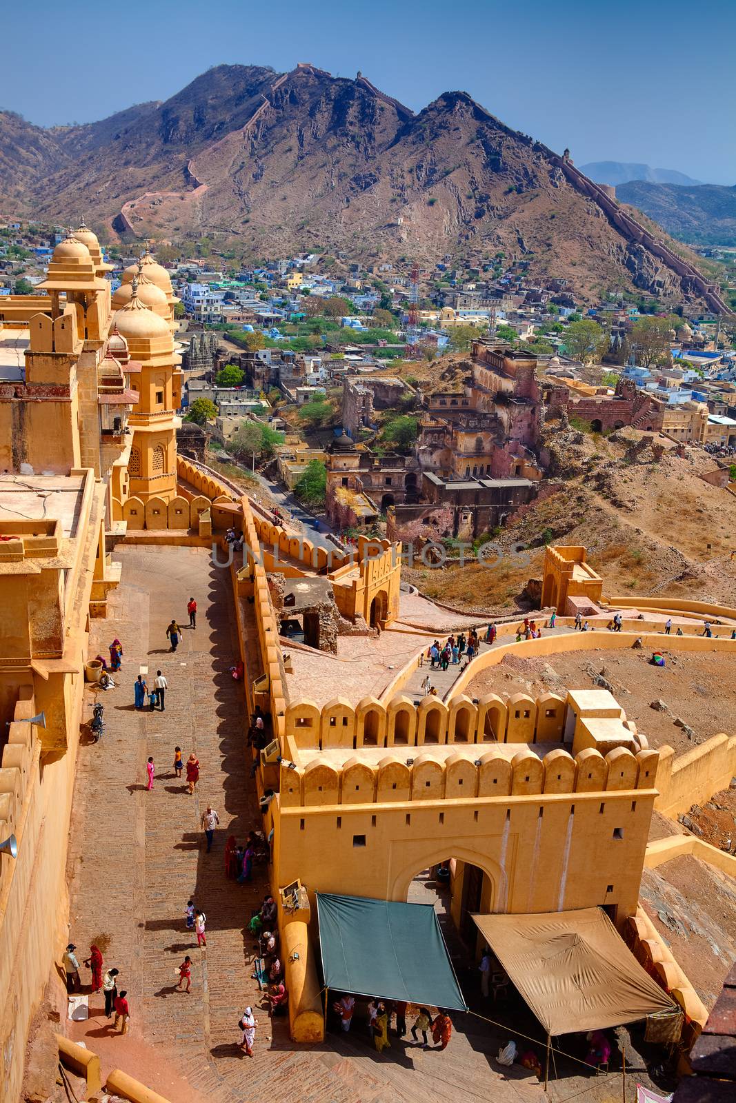 Amber Fort in jaipur in rajasthan state in india