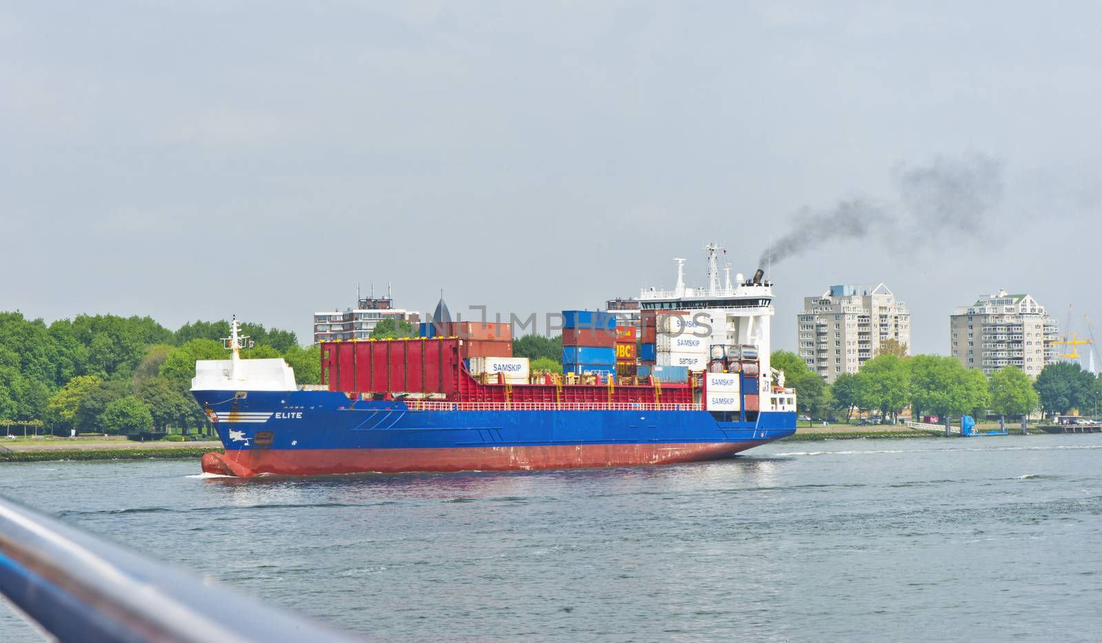 In the biggest European port. Rotterdam.