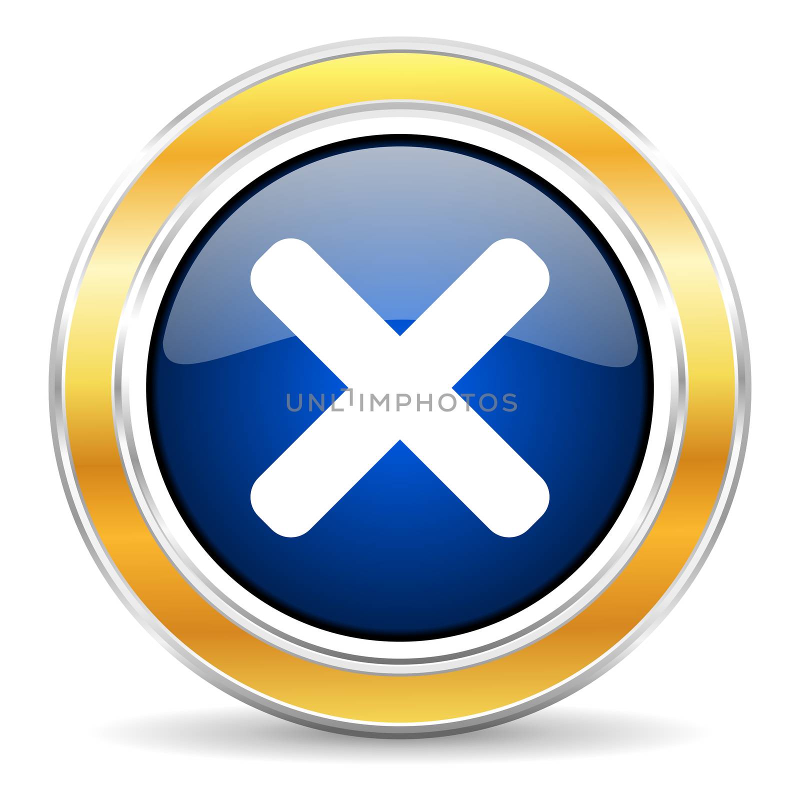 blue circle buttons