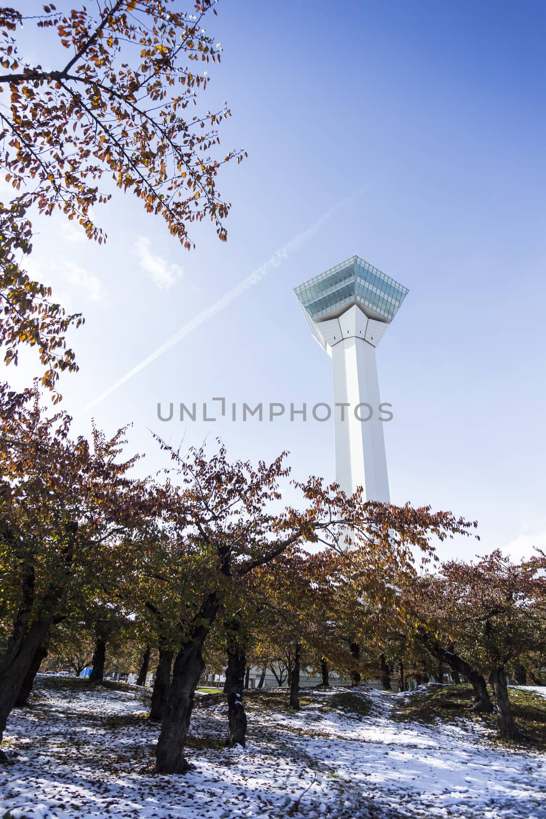 Goryokaku tower Hakodate. Hokkaido. Japan