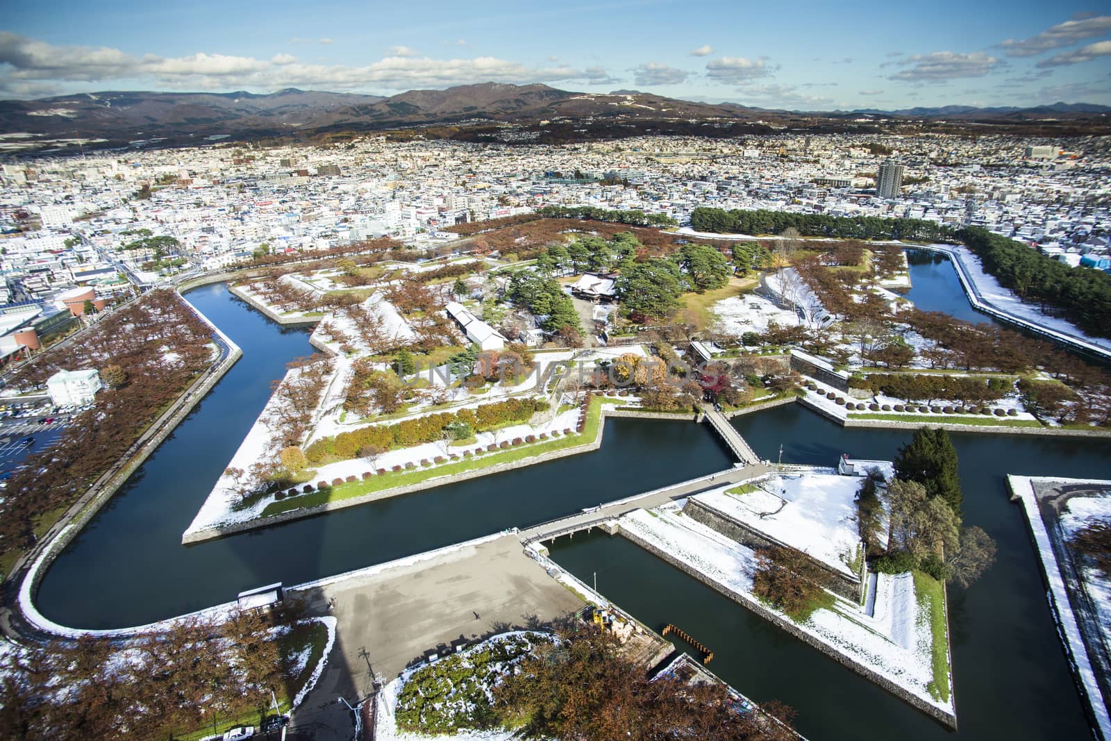 Viewpoint Goryokaku tower Hakodate. Hokkaido. Japan by 2nix