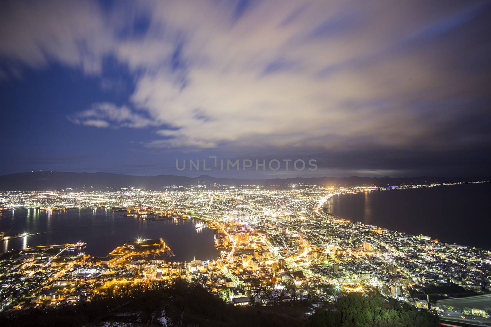 Hakodate viewpoint best top 3 nightview in Japan. Hakodate. Japan