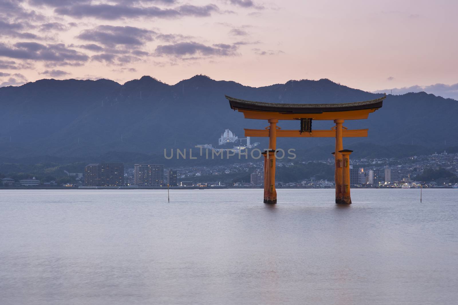 Itsukushima Shrine famous place at Miyajima. Hiroshima. Japan by 2nix