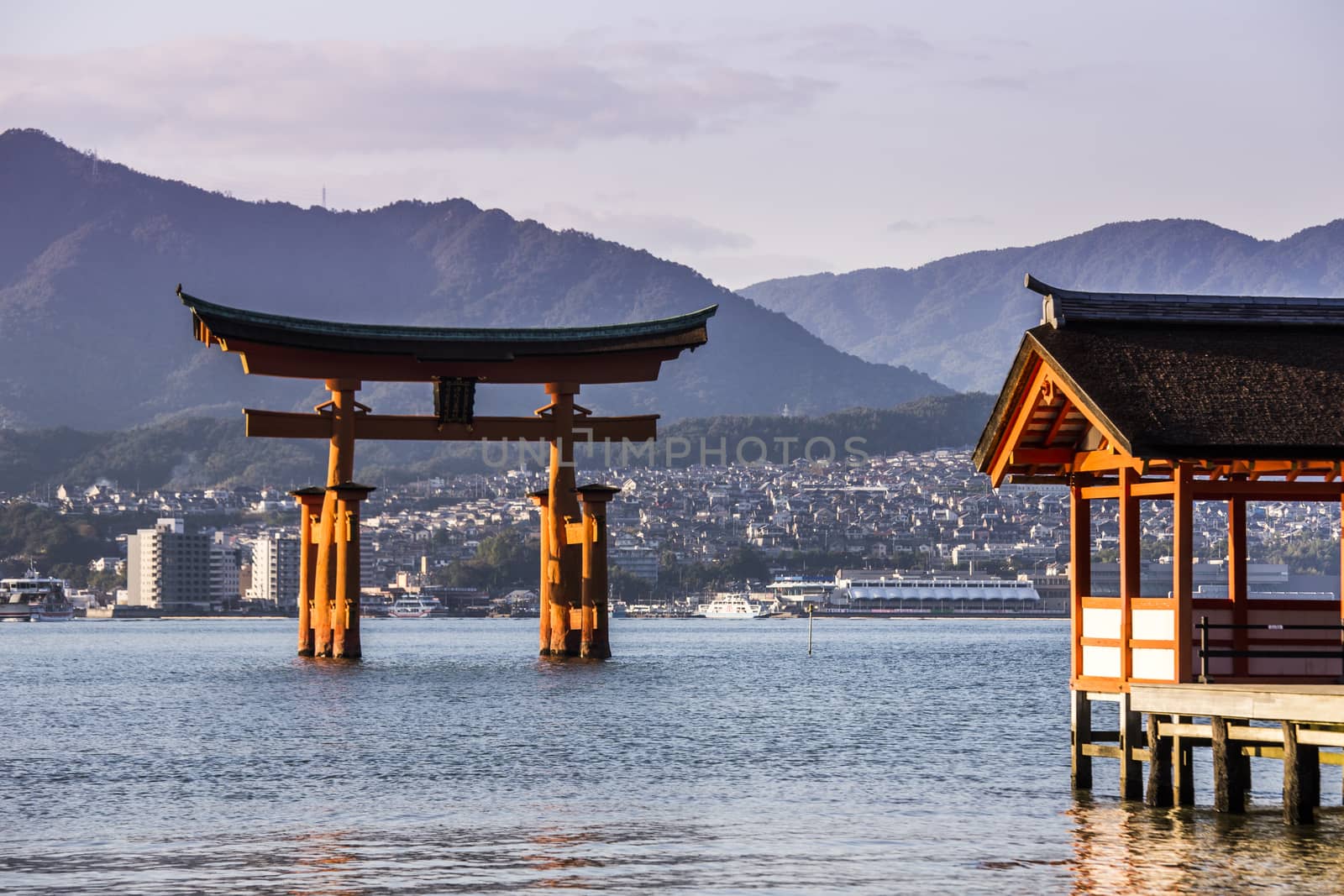 Itsukushima Shrine famous place at Miyajima. Hiroshima. Japan by 2nix