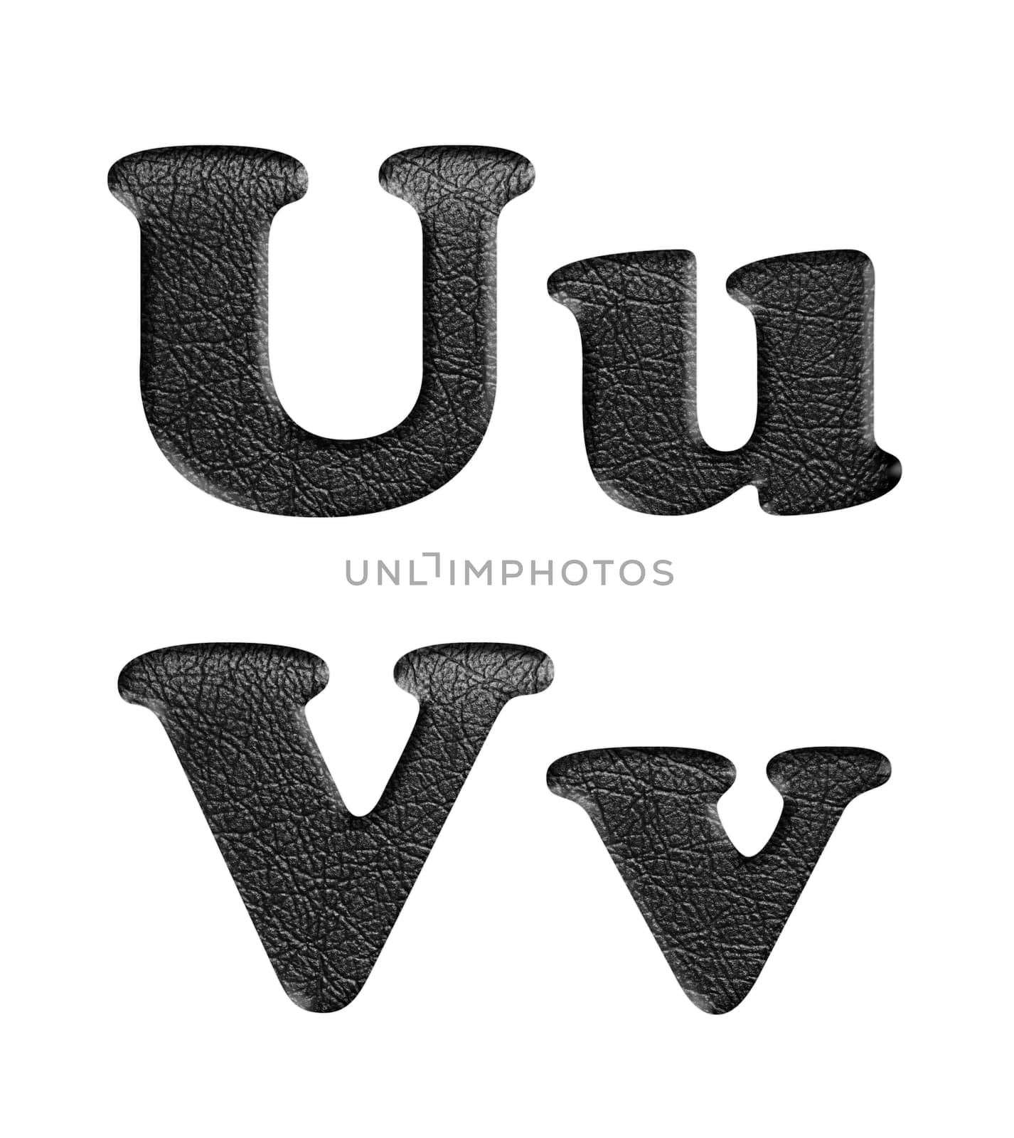 leather alphabet by ivosar
