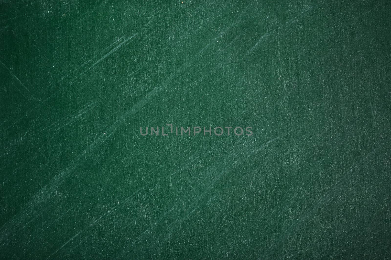 close up of an empty school green chalkboard 