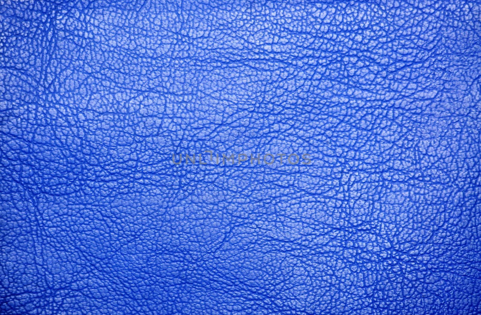 Blue vivid  leather texture closeup, useful as background 
