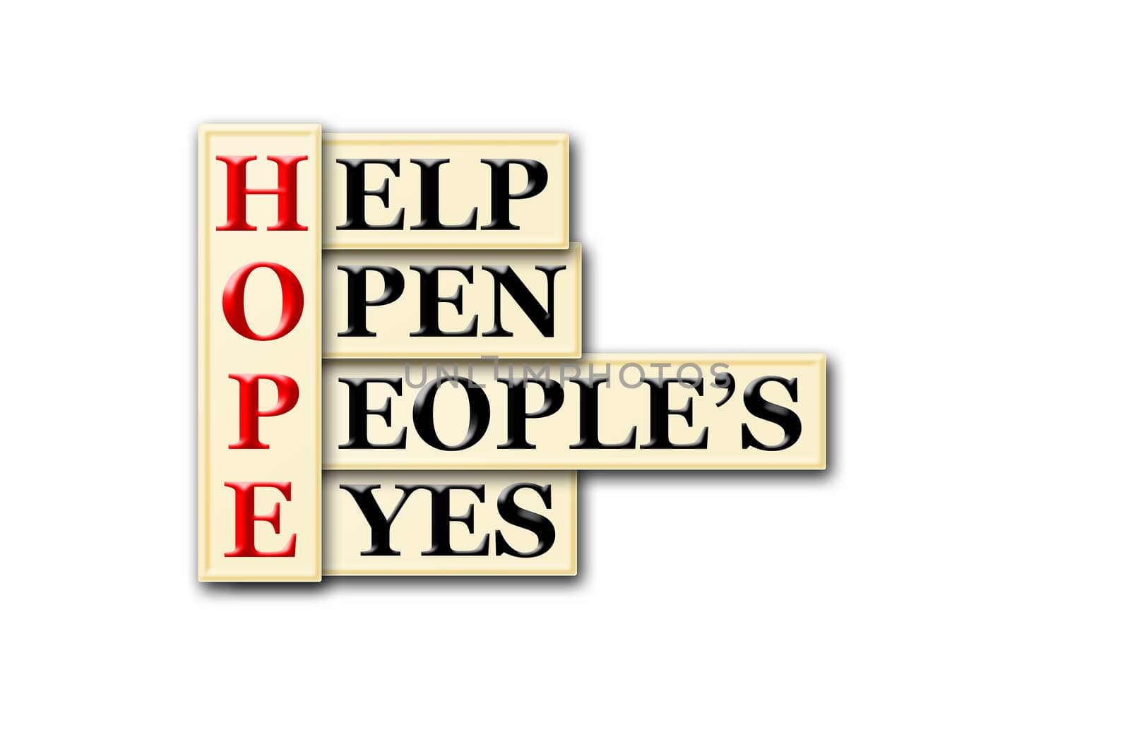 Acronym concept of Hope and other releated words