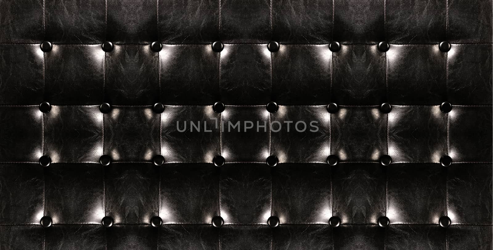  buttoned black leather texture background
