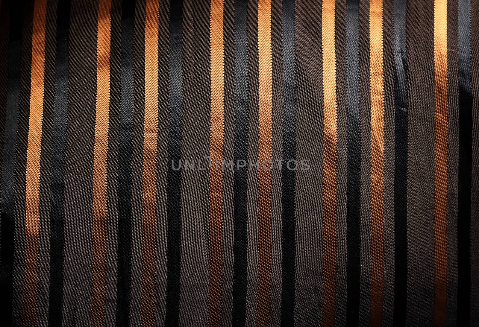 shiny luxury  silk fabric with golden stripes