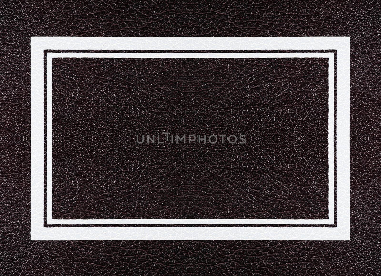 Dark   leather texture with  frame 