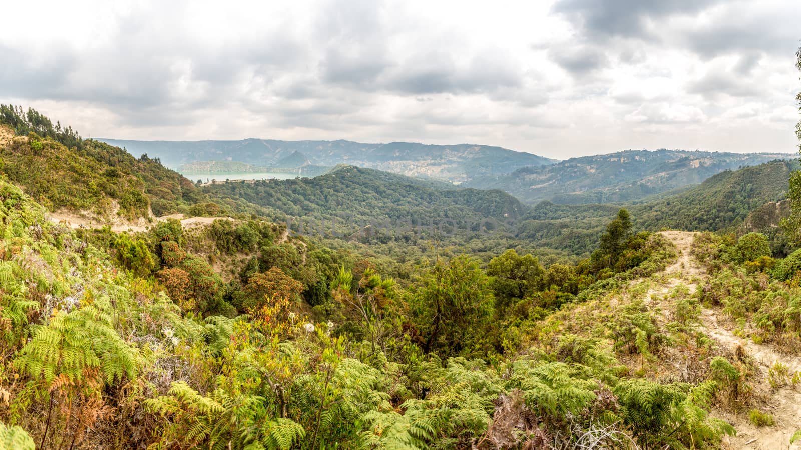 Beautiful Wonchi crater lake situated in Oromia Regional state in South West Shewa zone