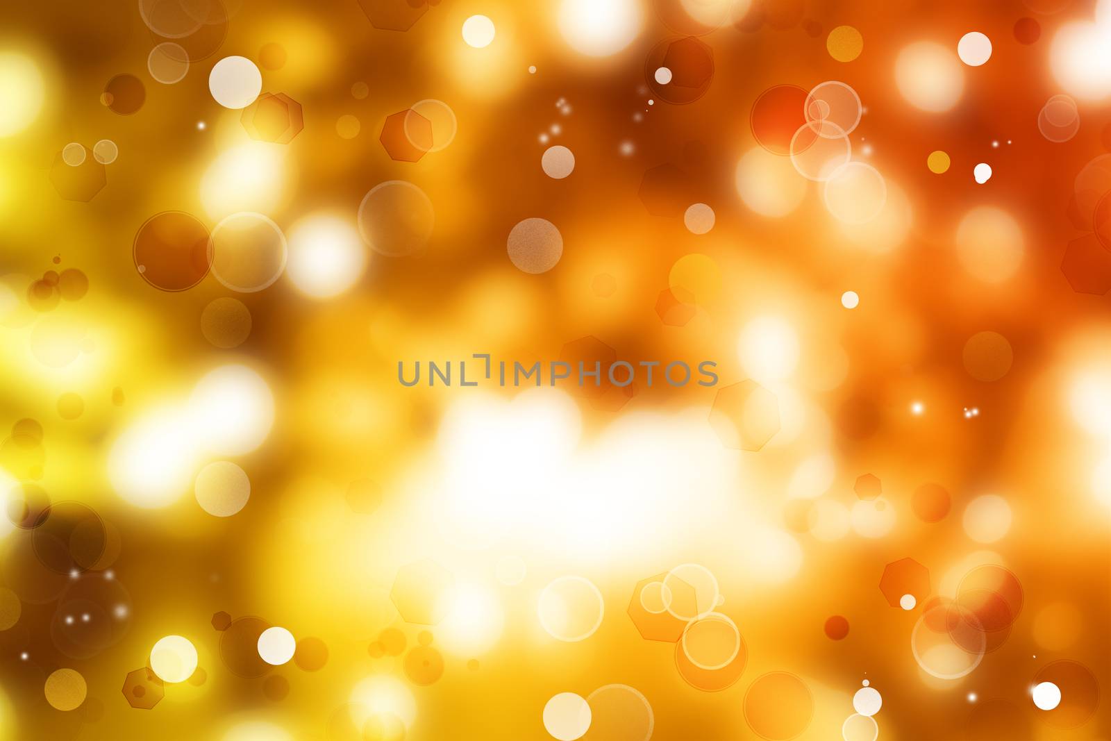 Bright circles of light abstract background