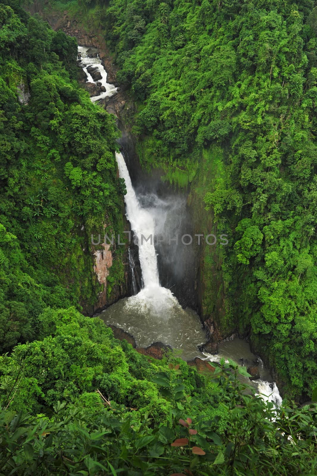 Haew-Narok waterfall, Kao Yai national park, Thailand by think4photop