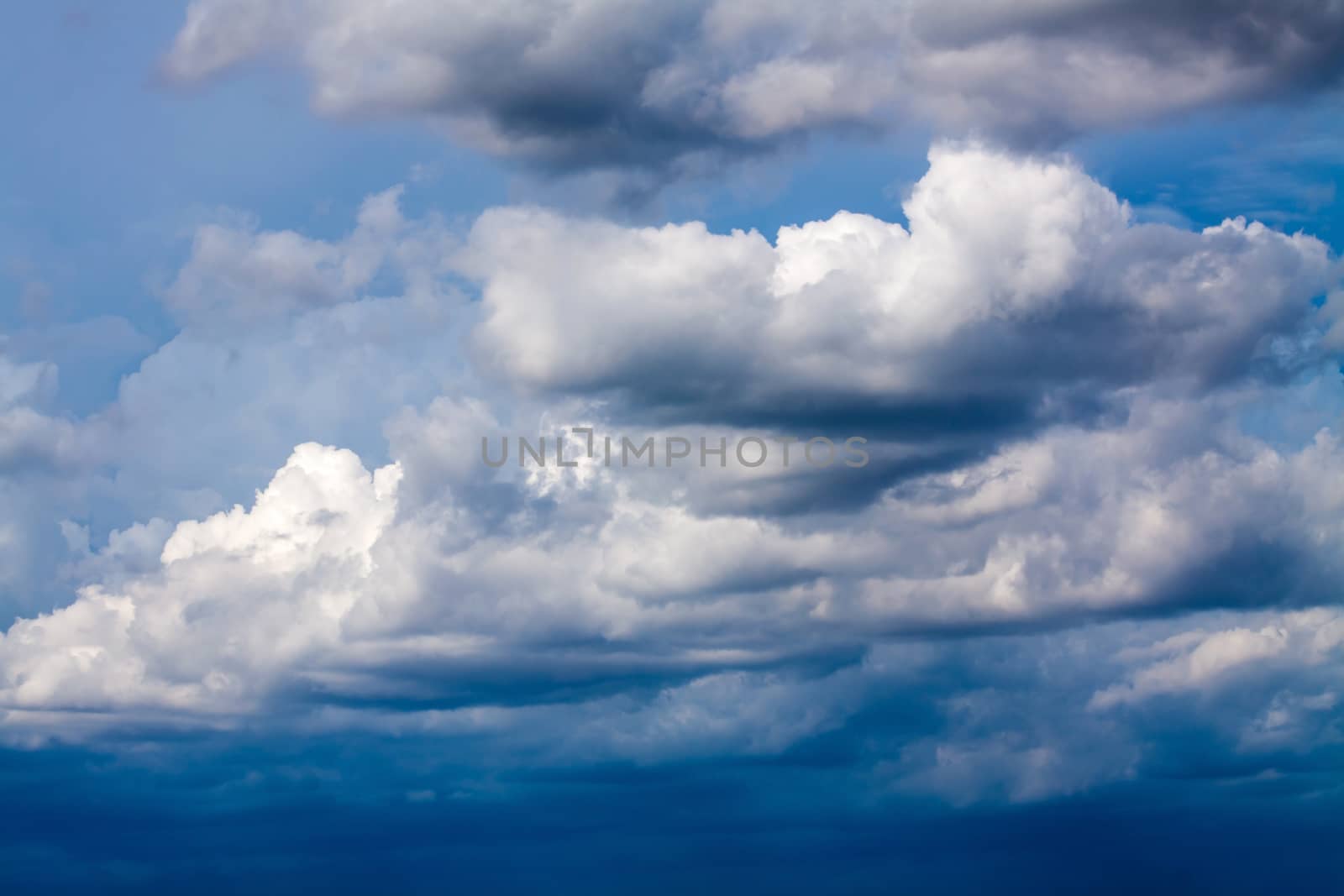 Blue sky with white clouds series 09 by giddavr