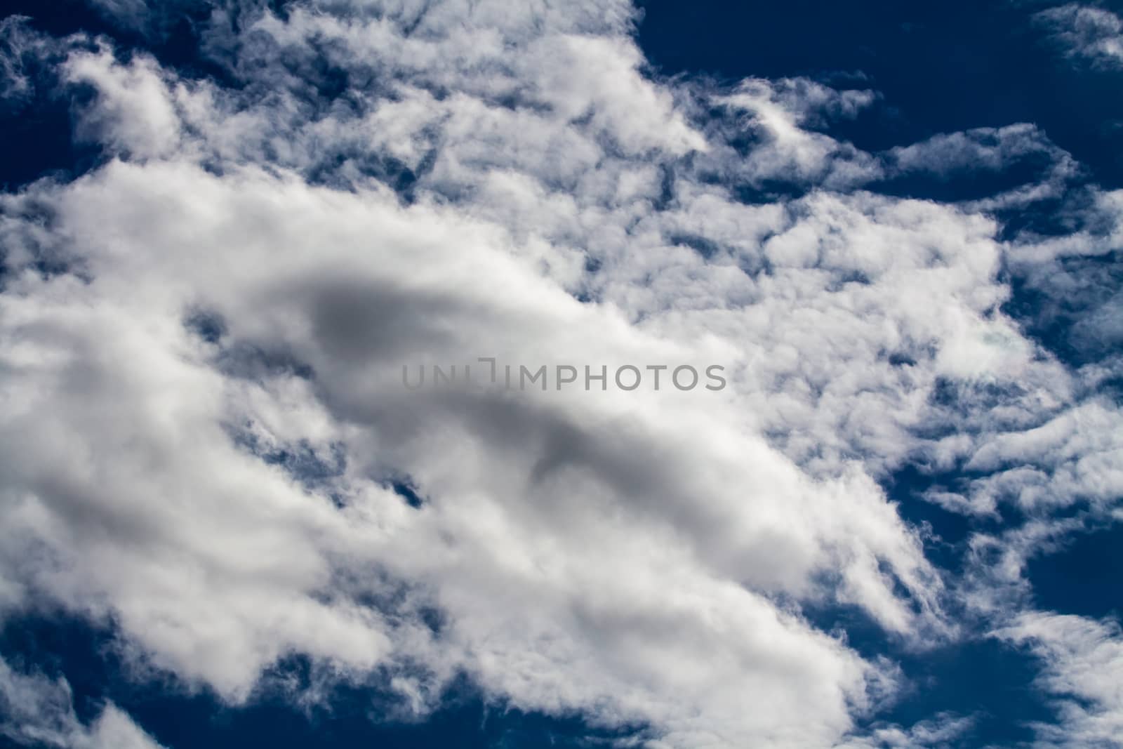 Blue sky with white clouds series 11 by giddavr