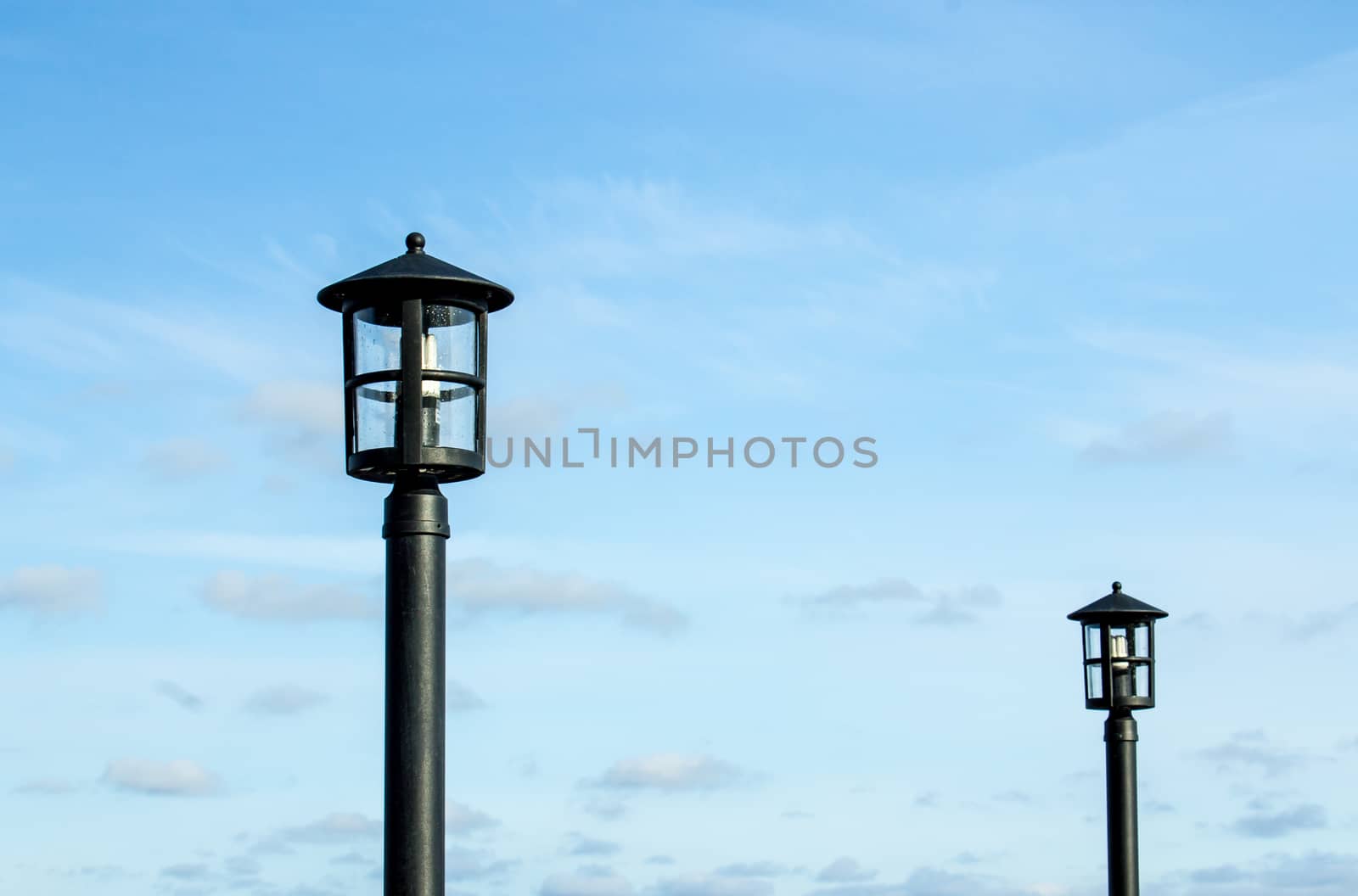 Lamps against the blue skies by Alexanderphoto
