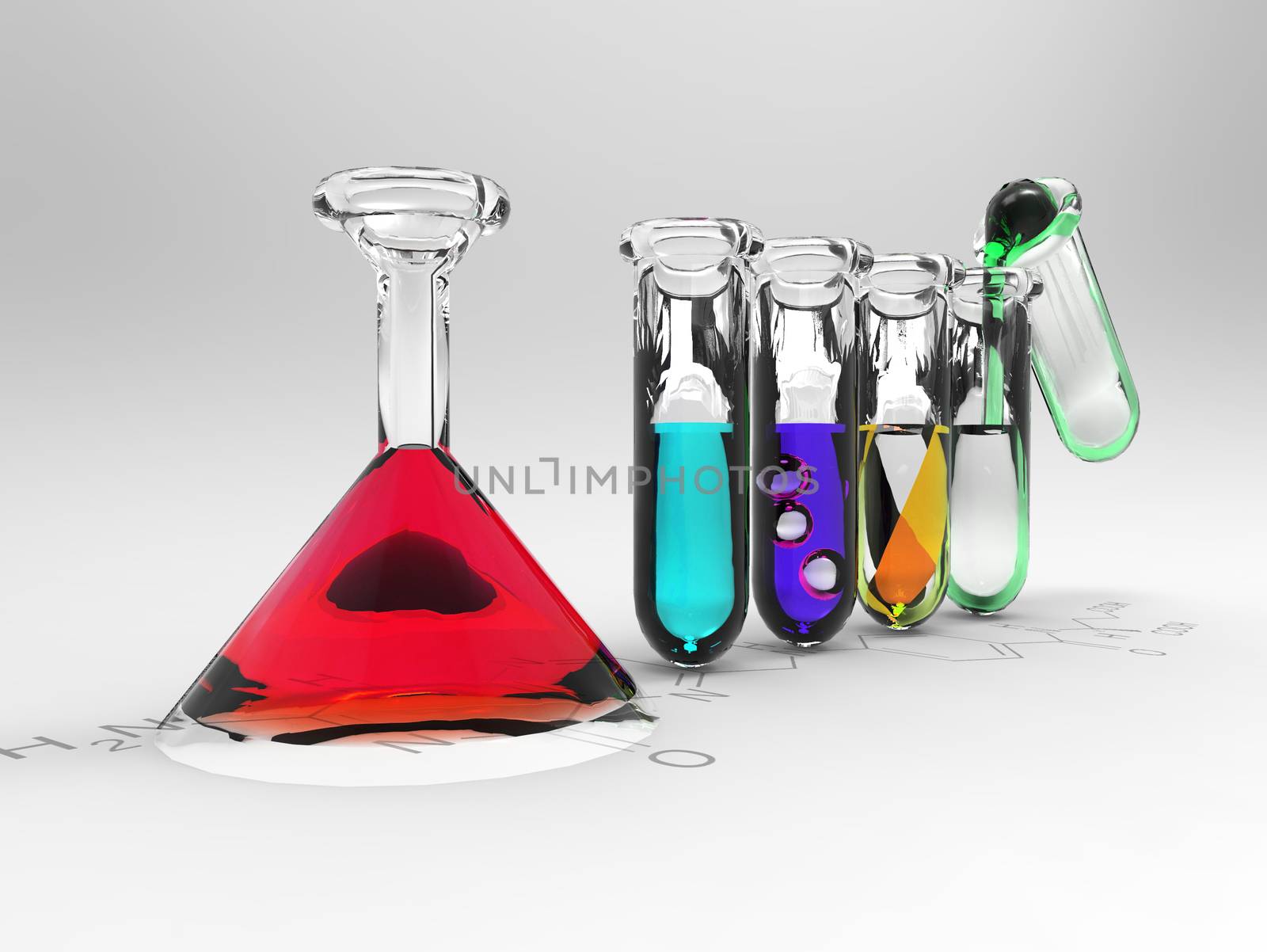 Science tube by apichart