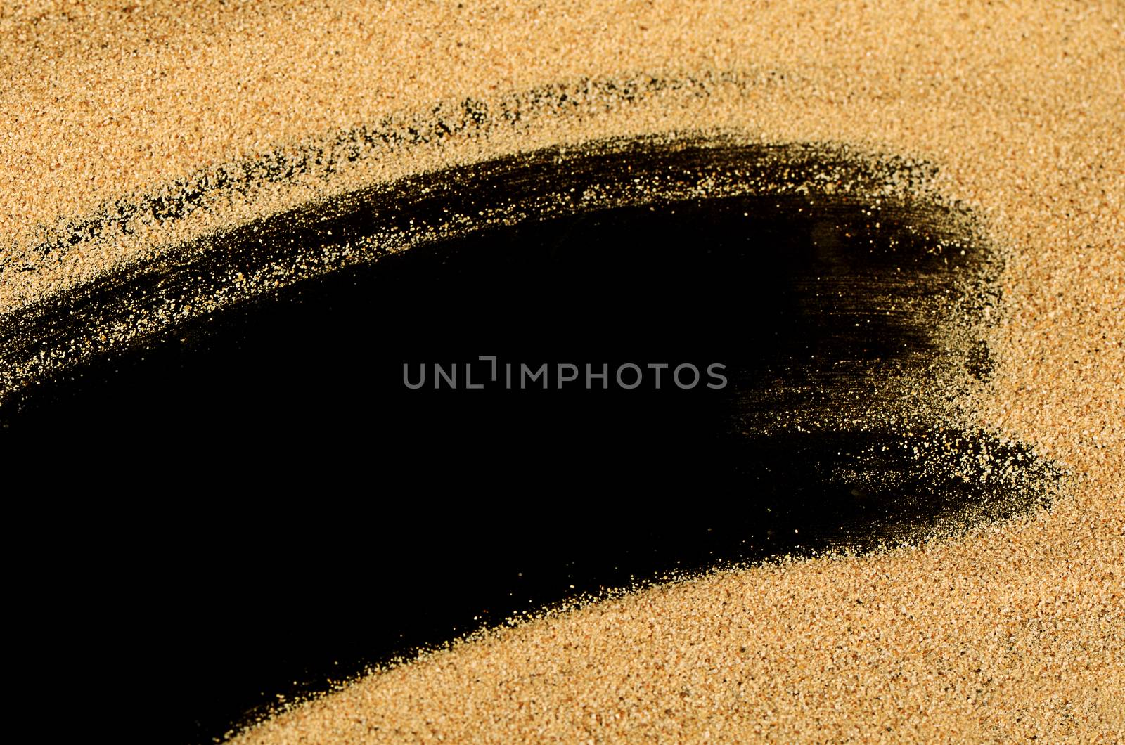 The sand on the black background by SvetaVo