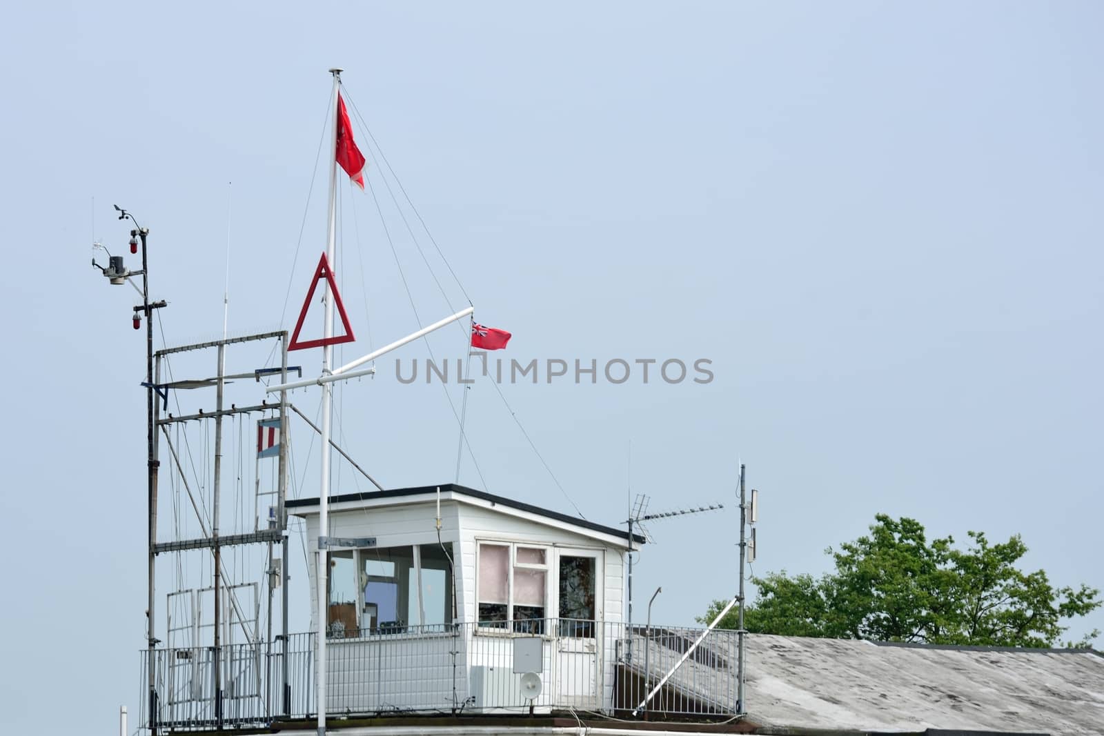 White Wooden yacht station