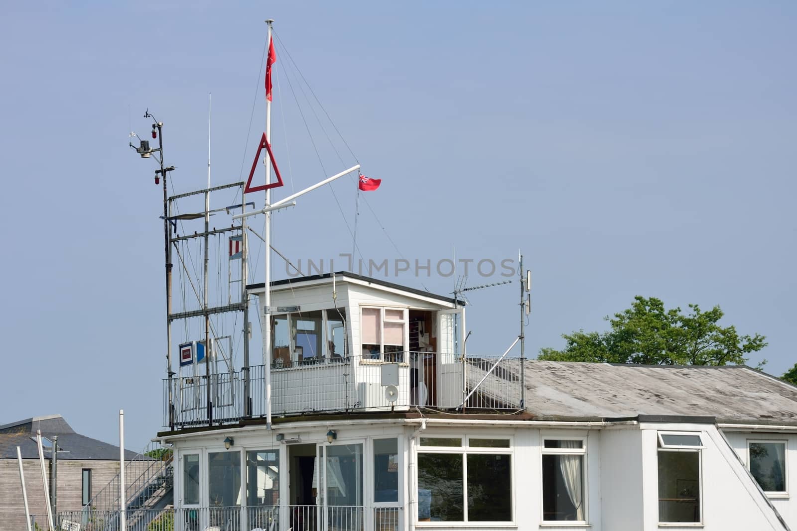 white Coastal yachting station