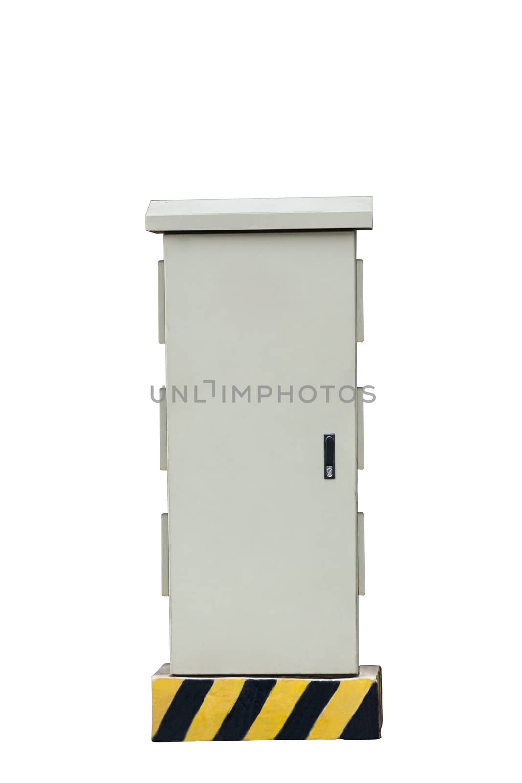 High voltage cabinet Isolated on  white background