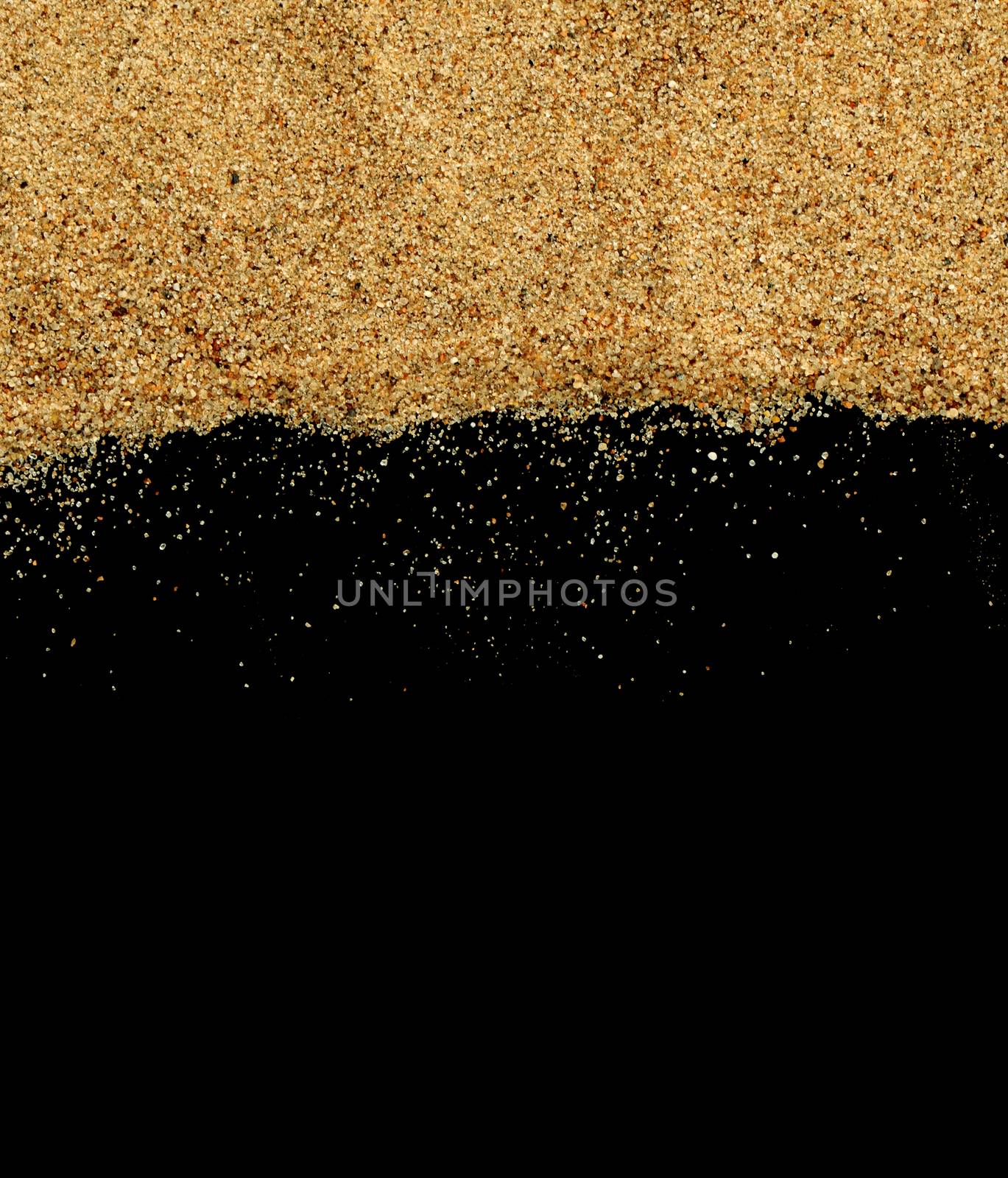 The sand on the black background by SvetaVo