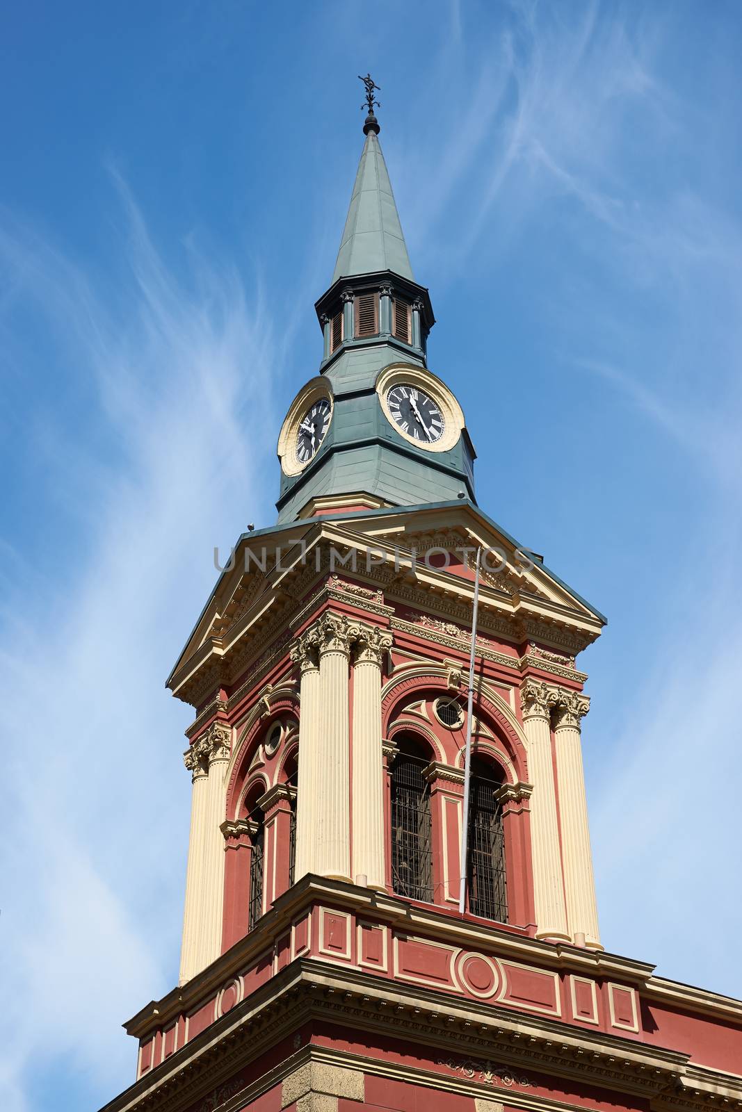 Historic Basilica de la Merced in the centre of Santiago, capital of Chile