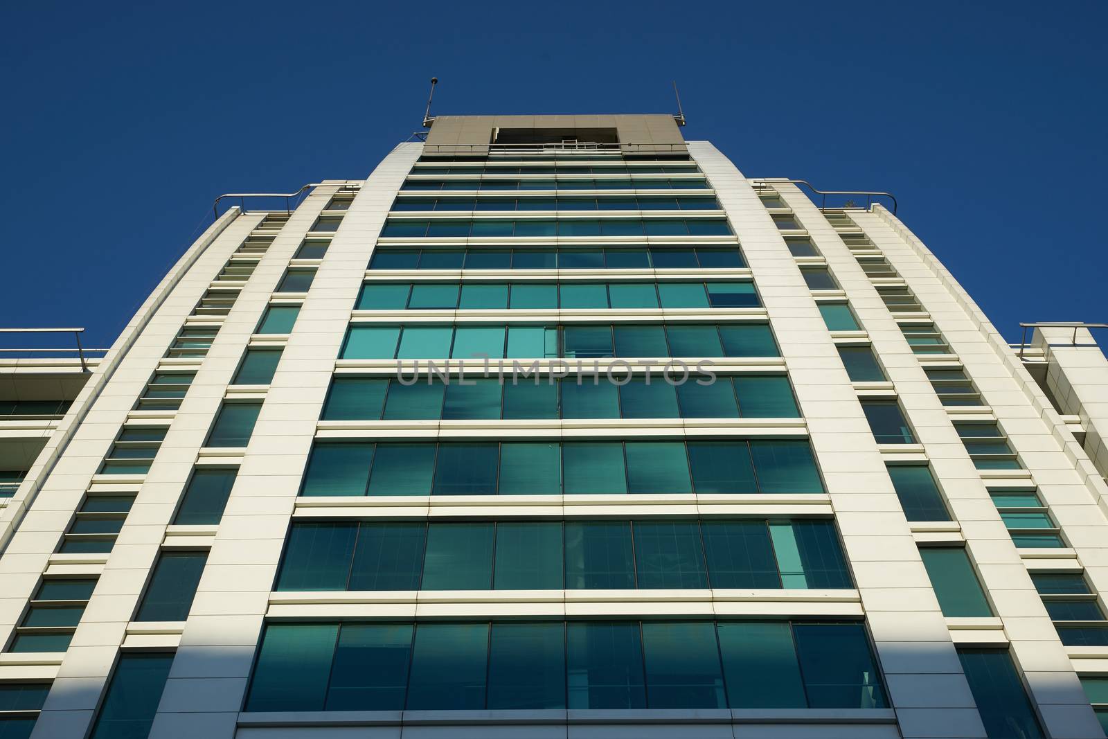 Modern building in the Las Condes business district of Santiago, Chile