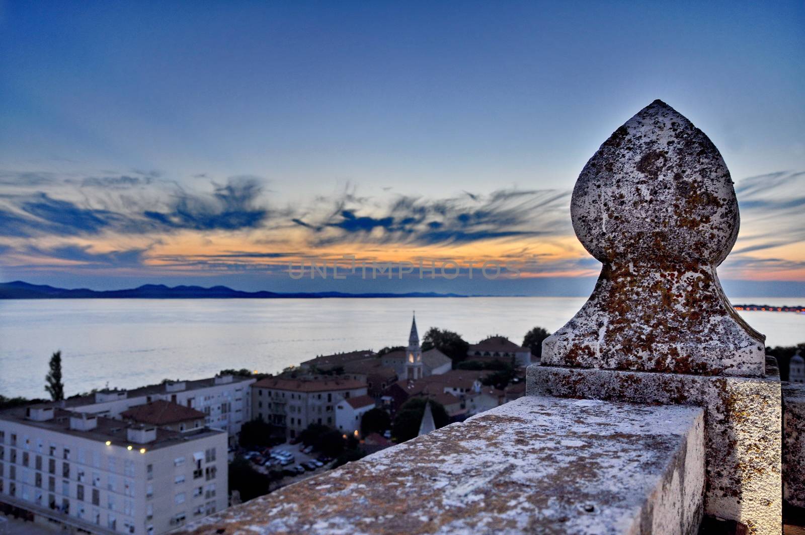 Lookout tower in Zadar by anderm